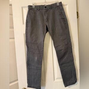 GAP Essential Khaki Slim Pants - Dark Gray